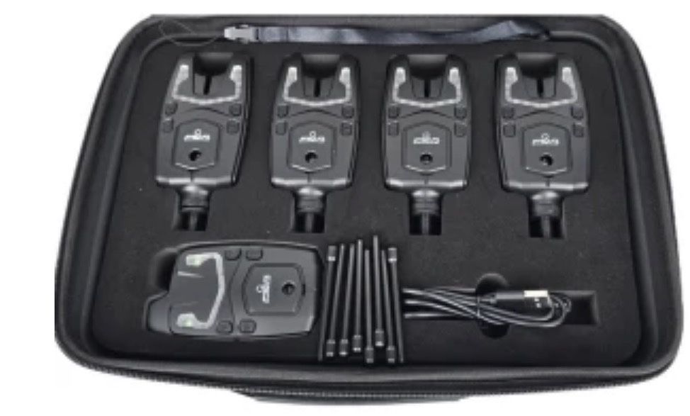 Set 4 avertizori cu statie PRO FL RF9998 cu acumulatori