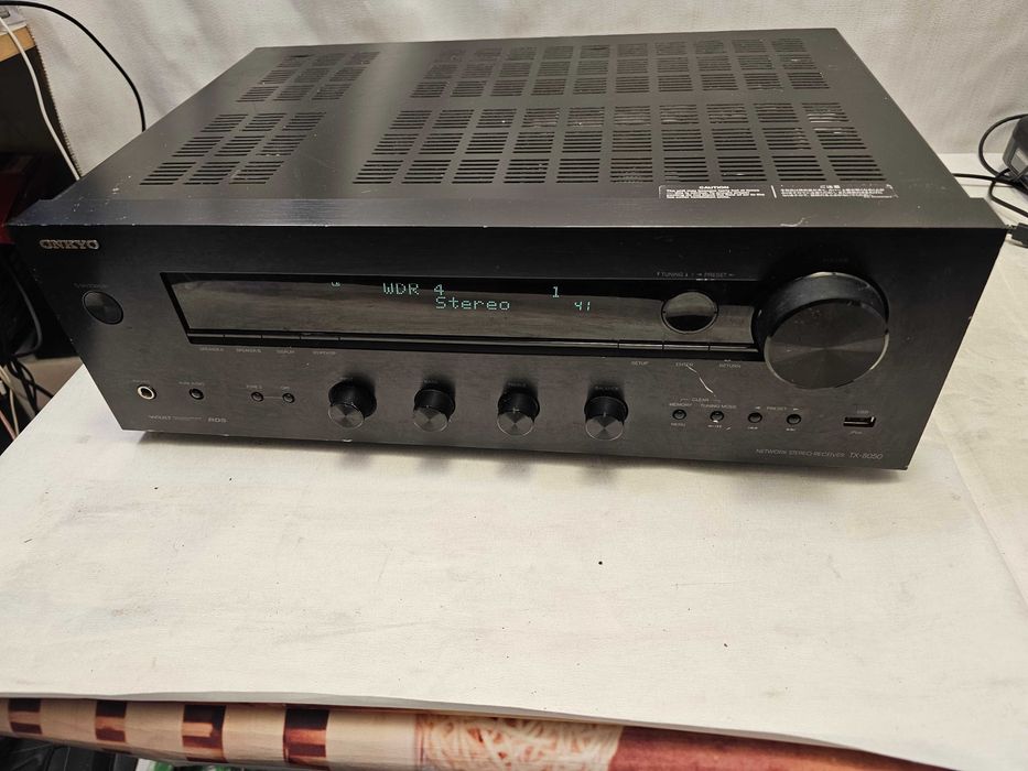 Receiver Stereo Retea Onkyo TX 8050 Network USB Optic Coaxial Phono Zone 2