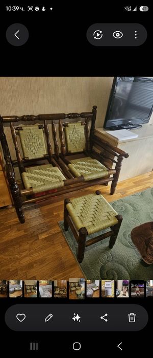 Градинска мебел от рапид.