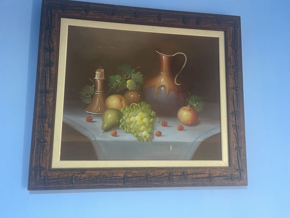 Tablou, panza , rama lemn