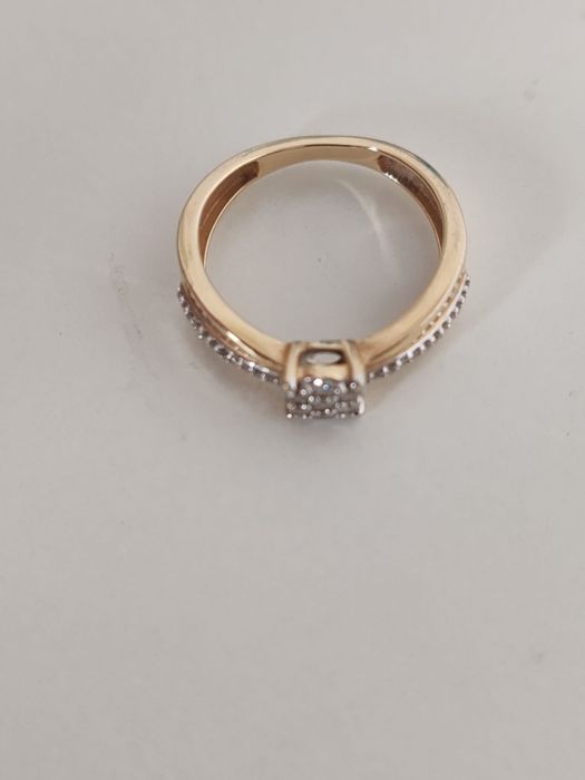 Inel  mǎrime 48 - diamante naturale