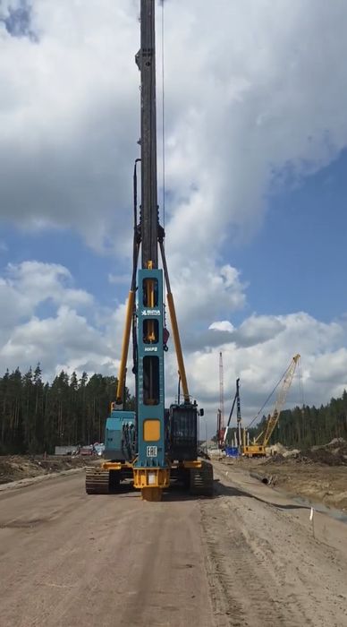 Сваебойные, буровые работы
