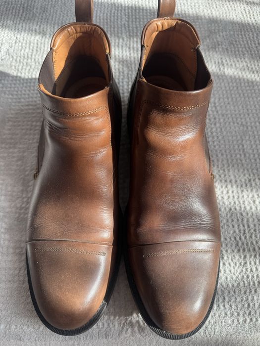 Кожанные ботинки Ecco