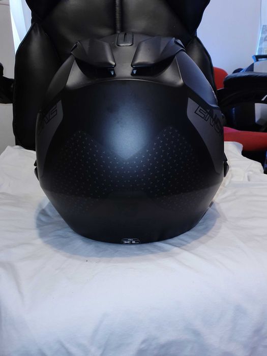 Модулна каска Shark EVO GT Encke Matt Black Anthracite - размер XL