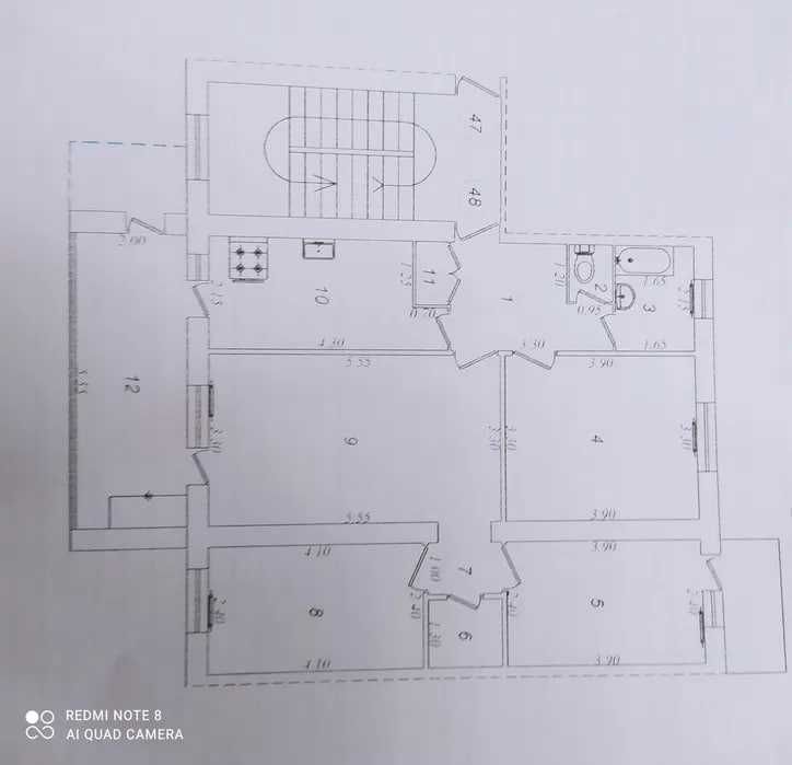 Юнусабад 18  кв 4/4/4 85м2 Кирпичний дом 77-серия