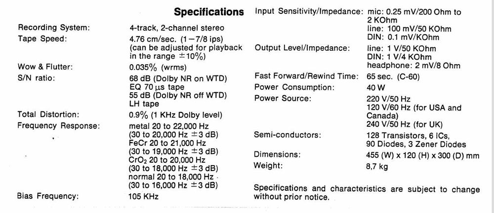 EUMIG FL 900 casetofon deck colectie