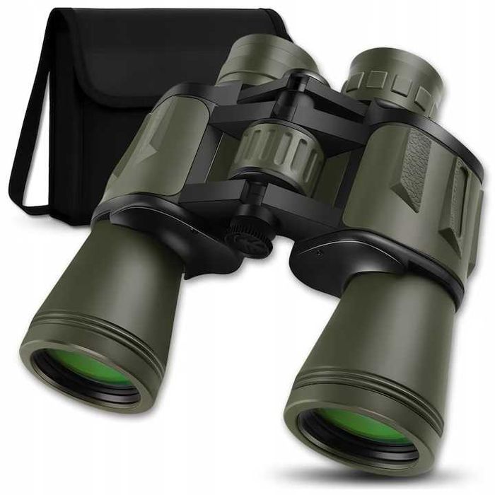 Binoclu 20x50 Profesional cu Optica BaK-4, Multi Coated, Verde - NOU.