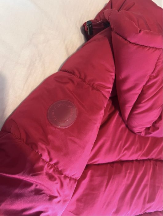 Geacă de iarnă, Calvin Klein, XS, Roz Fucsia, în stare perf