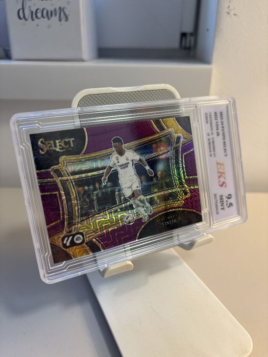 Vinicius Jr. Panini Select Paralell Prizm #222 Real Madrid 2023-24 Gradare EKS 9.5 Mint