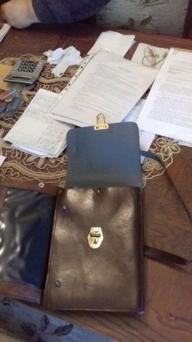 Borseta piele de umar noua