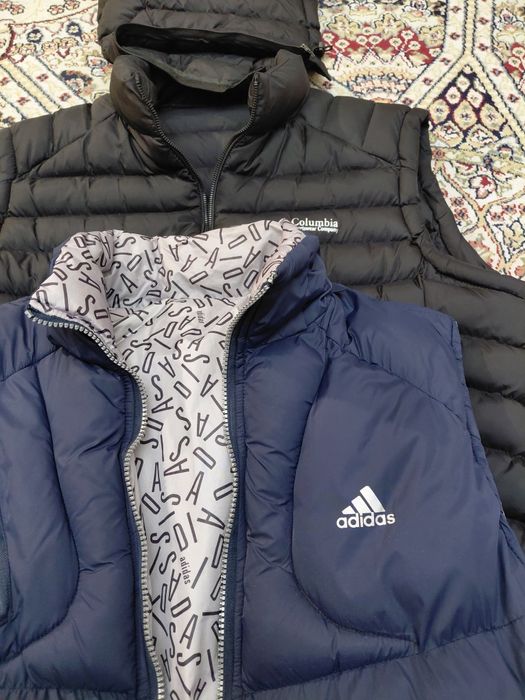 Adidas и Columbia безрукавки
