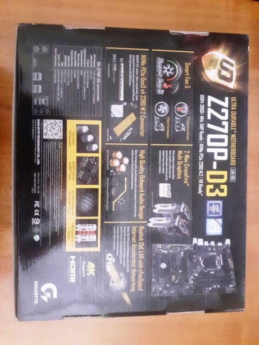 Gigabyte Z270P-D3 DDR-IV