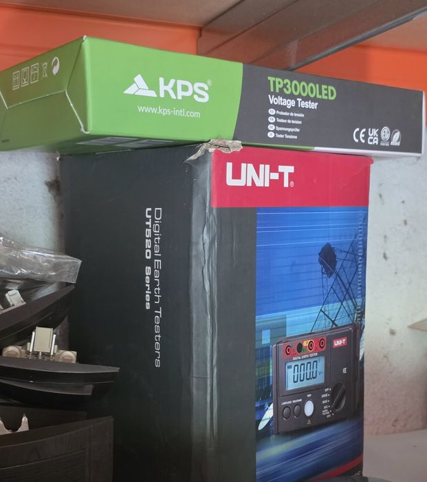 Aparate masurat rezistenta priza pamant UNI-TUT522, aparat multifunctional UT593 si duspol KPS TP3000LEDl