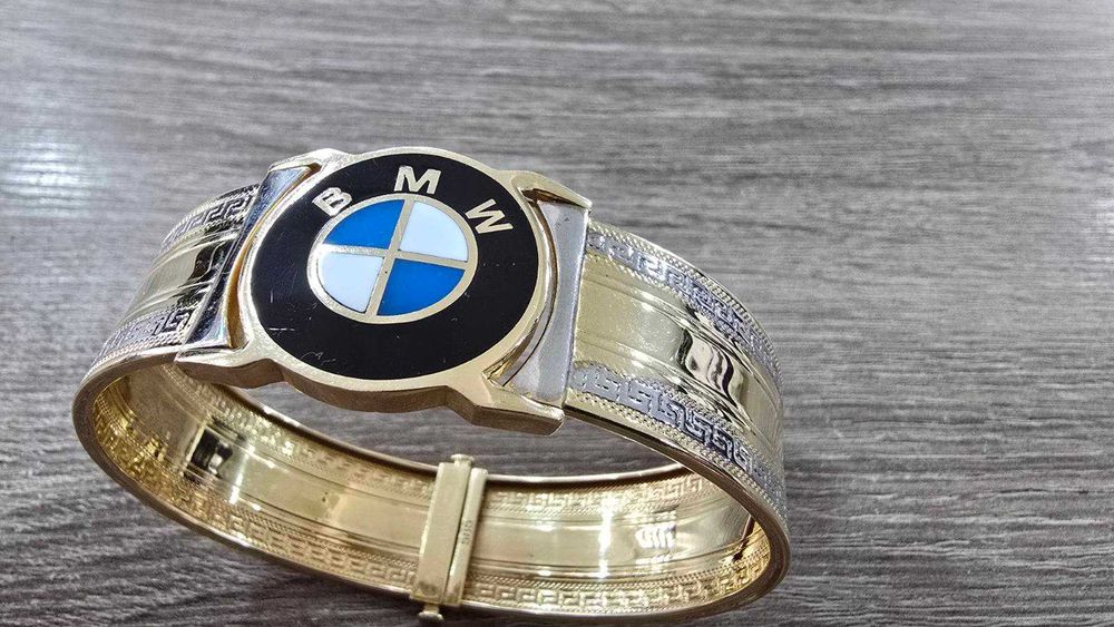 Златна мъжка гривна BMW 14 карата , 27.2гр