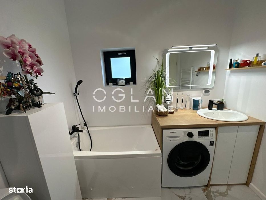Apartament 3 cam. cu teren 120 MP, la vila
