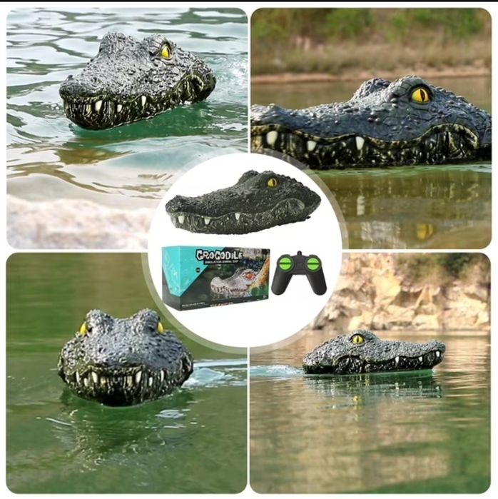 Крокодил на радиоуправлении Crocodile реалистичен с пультом
