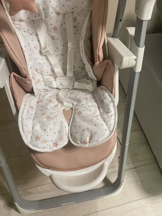 Стол за хранене и люлка - Cangaroo – Pudding 2в1 розово