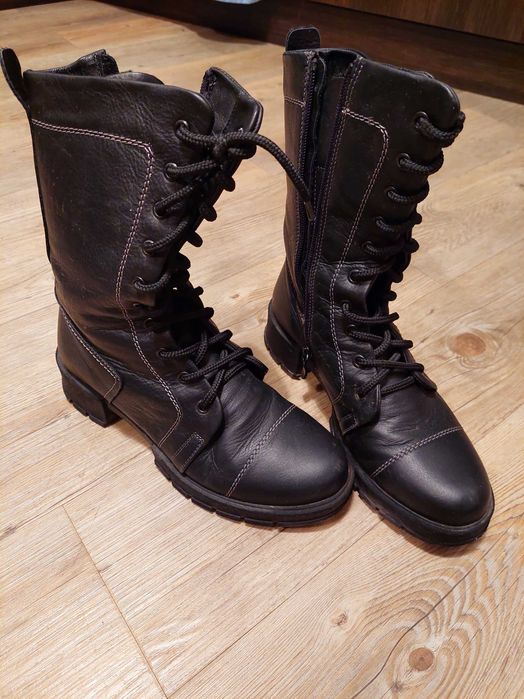 Дамски ботуши, естествена кожа, 39 номер