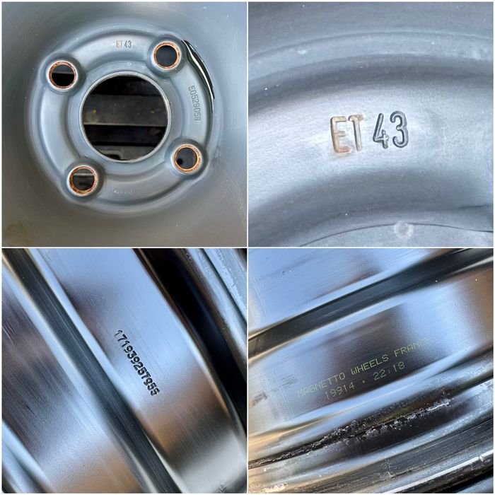 4бр.Оригинални джанти 15" 4x100 за Renault Kangoo,Dacia Dokker,Nissan