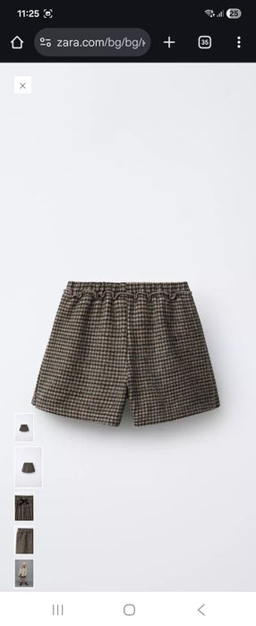 НОВА Детска Плисирана пола-панталон Zara 110