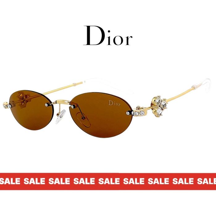 Dior Zircon 2026 Луксозни дамски слънчеви очила с Камъни - Цирконий