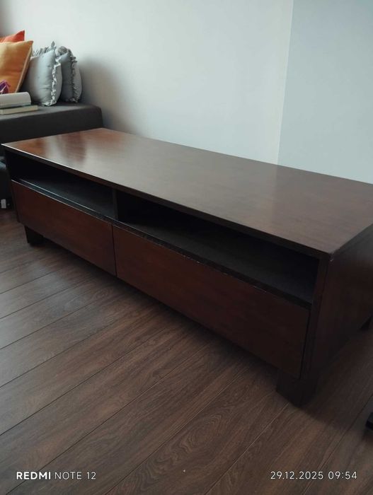 ТВ шкаф тиково дърво
