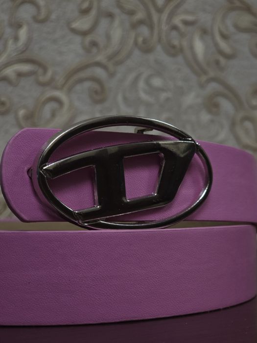 Ремень Diesel розовый