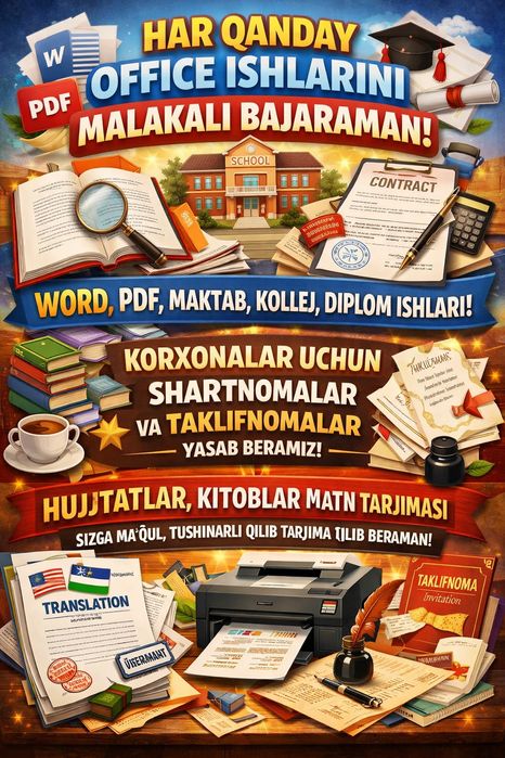Office xizmatlari online!!!