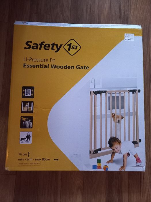 Дървена предпазна преграда за врата Safety 1st