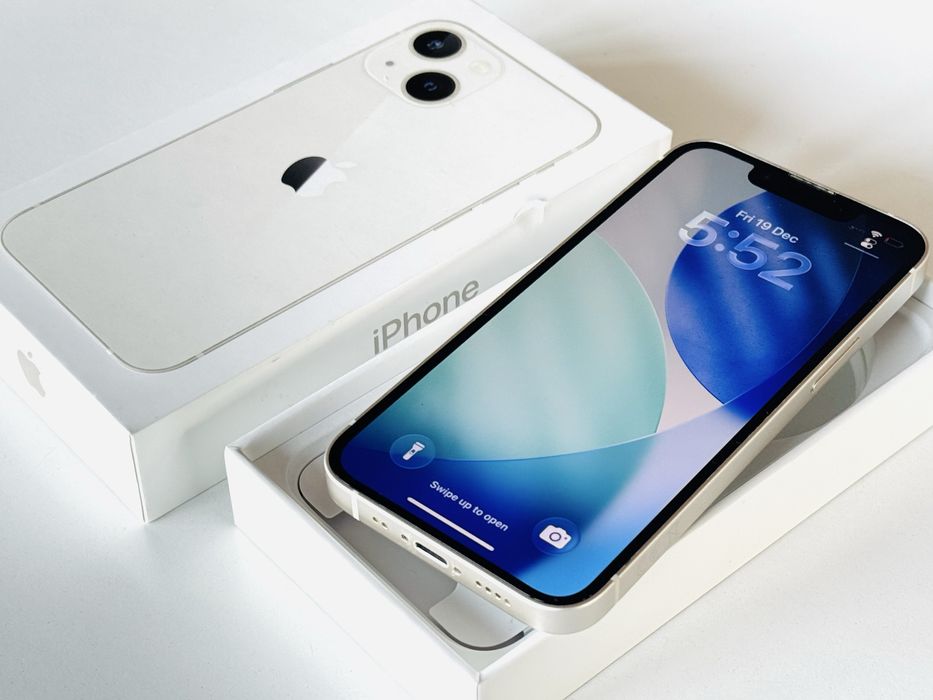 НОВ! Iphone 13 Mini 128GB White 100% Батерия! Гаранция 6 месеца