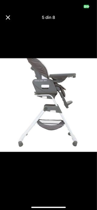 Vând scaun de masă rotativ bebe Joie mimzi spin 3 in 1