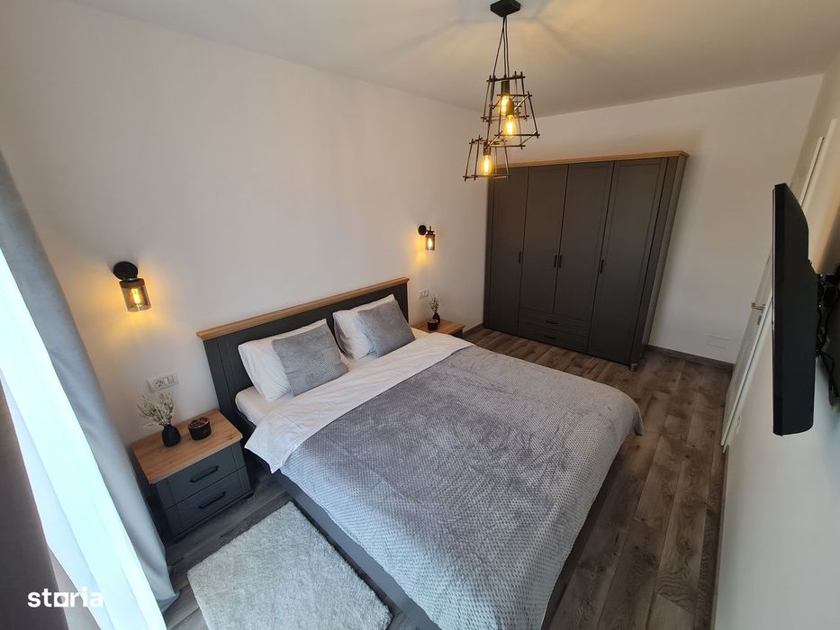 Inchiriez ap.2 camere ADORA PARK 7, NOU, Lux,Parcare, 2Smart Tv,Balcon