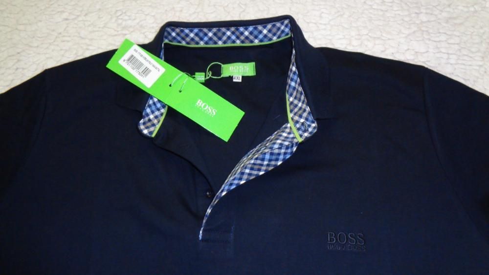 Tricou barbati maneca scurta tucoaz bleumarin alb 4xl 5xl 6xl bumbac