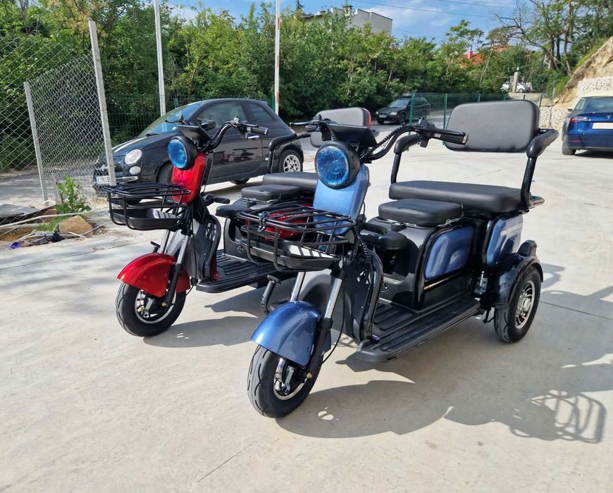 Tricicleta electrica 3 scaune adulti, varstnici | Garantie Livrare NOU