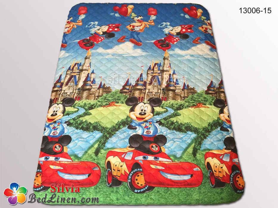 ПРОМОЦИЯ!–35%!Двулицево детско шалте с Мечо Пух,Мики Маус,Маккуин,Рио