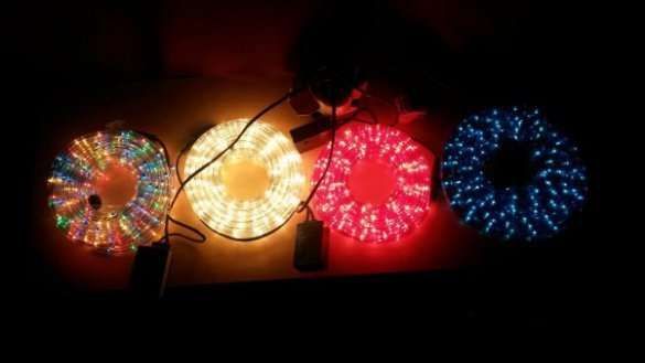 ЛЕД Светещ Коледен Маркуч 10 метра