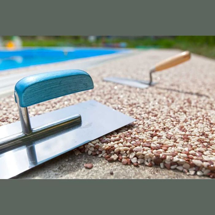 Монтаж каменный ковёр быстро и качественно.