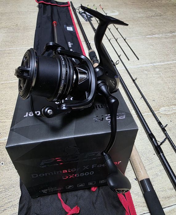 Feeder PRO FL Strategist X Ultra Pro Distance Competition 3.60 180g + Mulineta PRO FL Dominator X Feeder DX6500 11+1 Rulmenți NEW 2026
