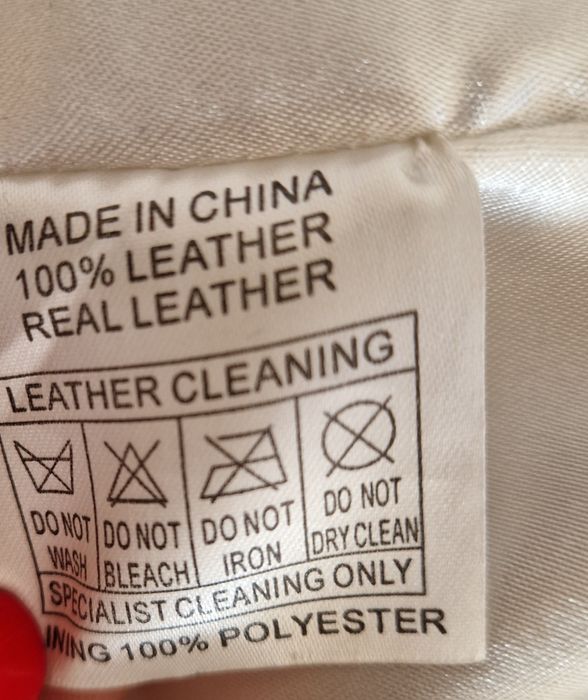 Jacheta piele alba pentru femei