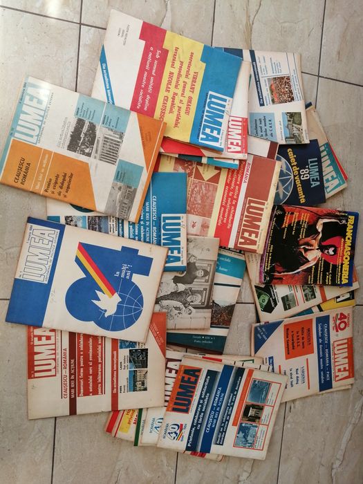 Colectie reviste "Lumea" anul 1984  de la nr 1 _la 52