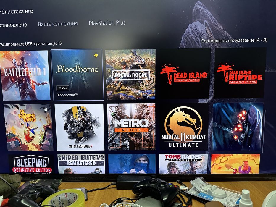 Ps5 slim + 27 игр+2 геймпада + HDD500gb