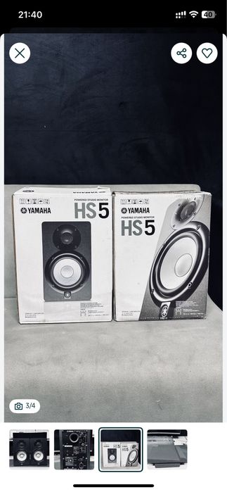 Мониторы Yamaha hs5