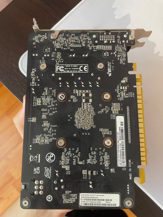 Placa Video GTX 1650 Ghost Gainward 4GB GDDR6 128 BIT