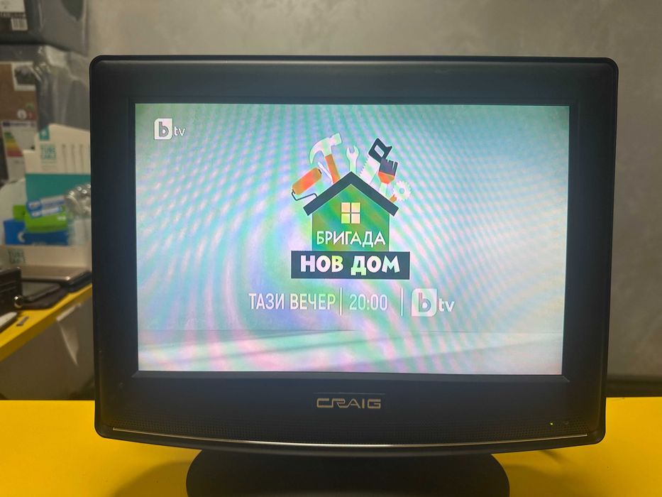 Телвизор LED tv Craug 13" 12V / 220v