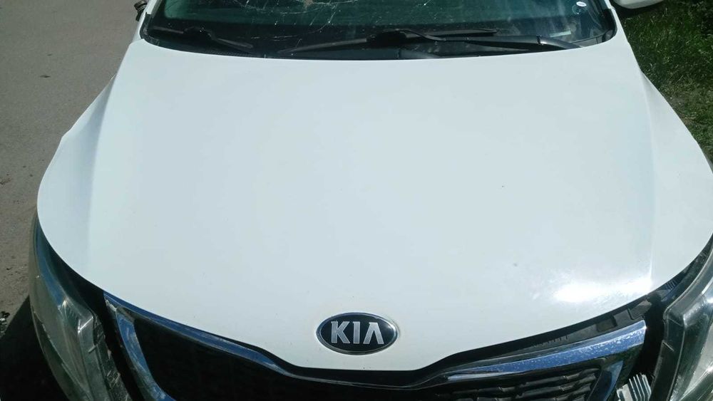 Двери Кио Рио серебро Крыша крылья капот багажник панель балка