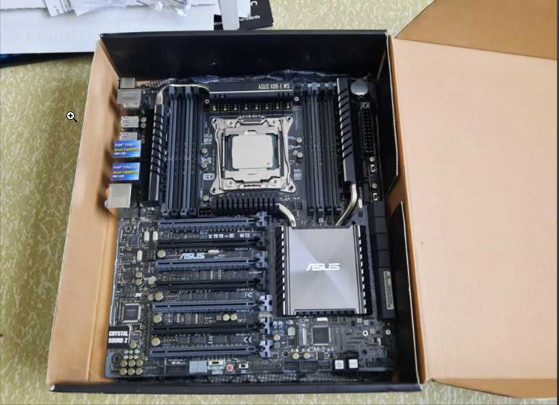 ASUS X99-E WS + Xeon 1650 v4 + 32GB ECC RAM (Motherboard + CPU + RAM)