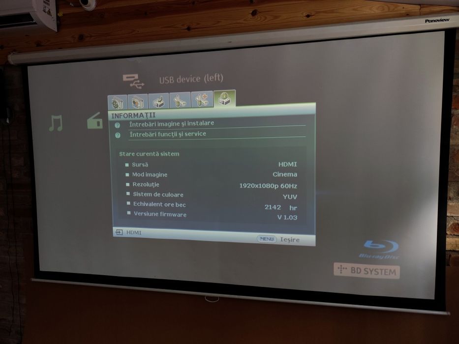 Proiector benq MX760, 1080p 3D ready