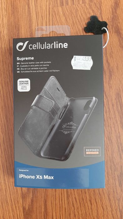 Kалъф от естествена кожа Iphone XS Max