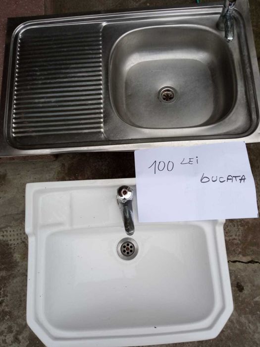 Chiuvetă de bucătărie cu baterie