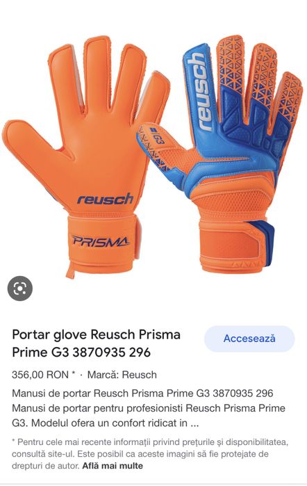 Manusi portar Reusch Prisma G3 NOI